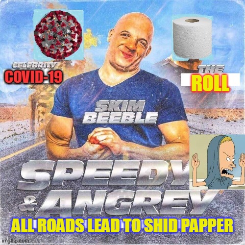 Shid Papper | ROLL; ALL ROADS LEAD TO SHID PAPPER | image tagged in corona virus,covid-19 | made w/ Imgflip meme maker