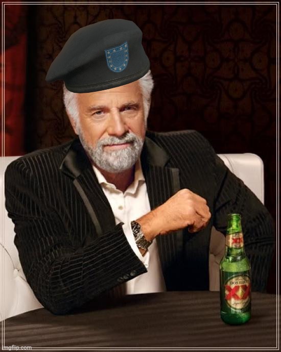 High Quality I don't always Army soldier Dos Equis Blank Meme Template