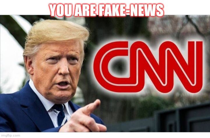 YOU ARE FAKE-NEWS | image tagged in cnn fake news,fake people,democratic socialism,biggest loser | made w/ Imgflip meme maker