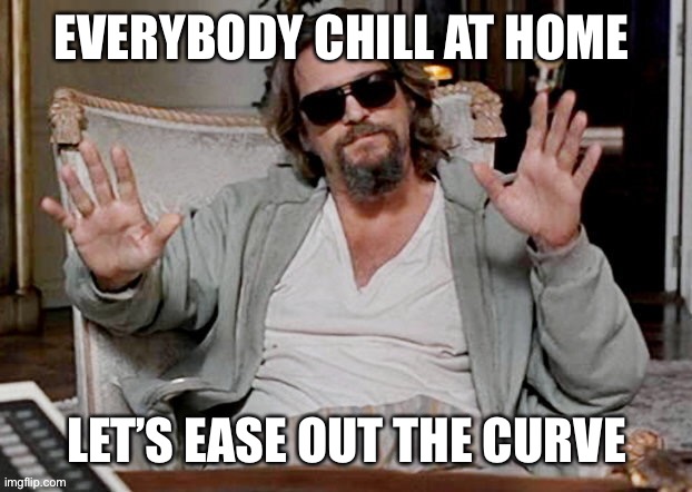 I got this | EVERYBODY CHILL AT HOME; LET’S EASE OUT THE CURVE | image tagged in i got this | made w/ Imgflip meme maker
