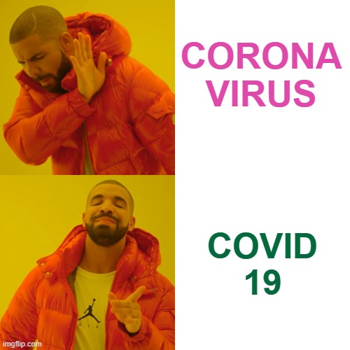Drake Hotline Bling | CORONA VIRUS; COVID 19 | image tagged in memes,drake hotline bling | made w/ Imgflip meme maker