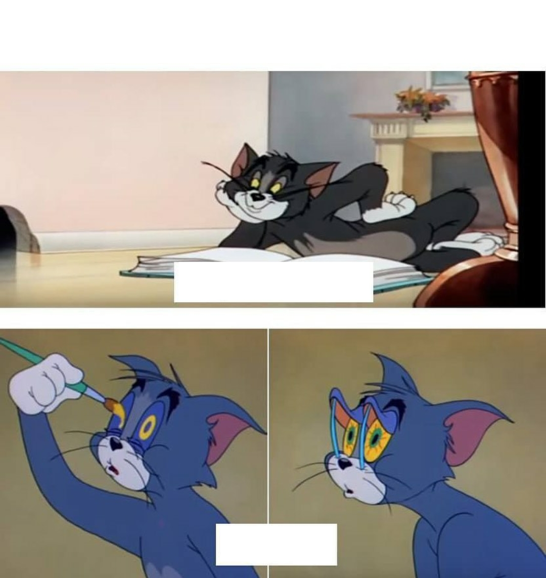 Tom and Jerry Blank Template Imgflip
