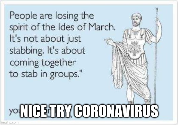 NICE TRY CORONAVIRUS | image tagged in coronavirus | made w/ Imgflip meme maker