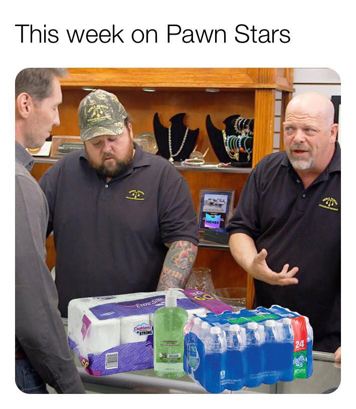 Corona Pawnstars Blank Meme Template