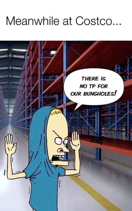 High Quality Cornholio! Blank Meme Template