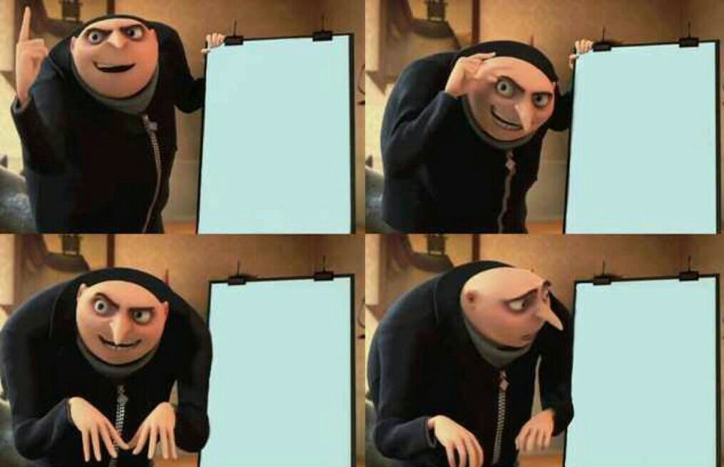Dispicable me Blank Meme Template