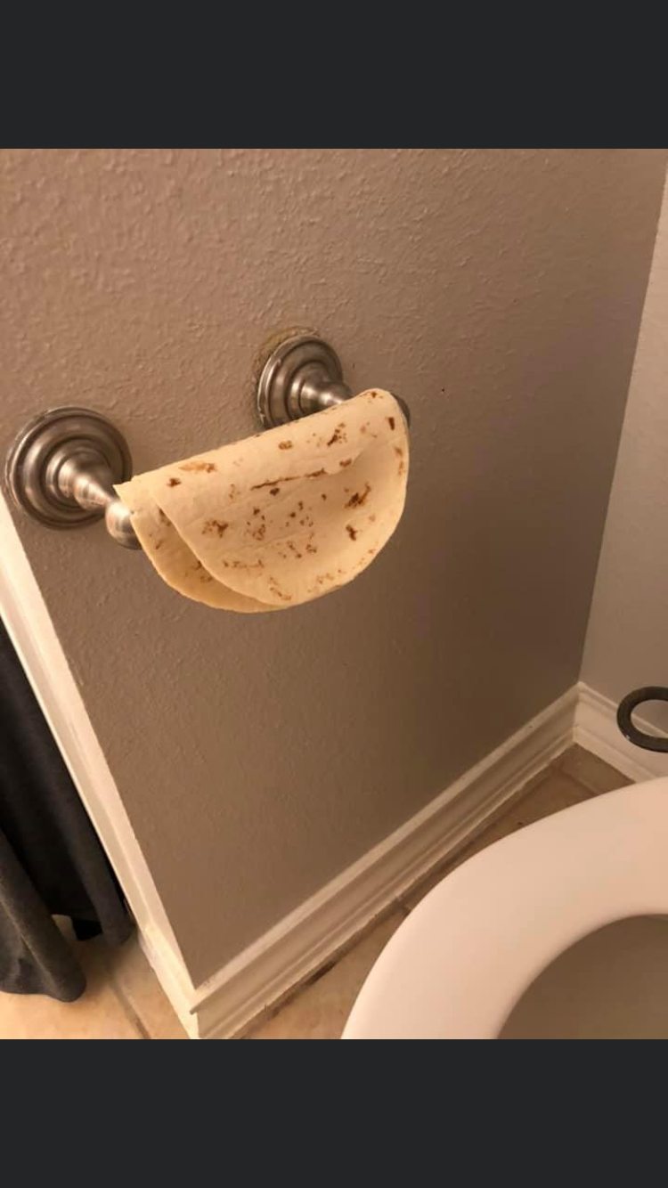 High Quality Tortilla Toilet Paper Blank Meme Template