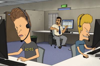 High Quality Beavis and butthead Blank Meme Template