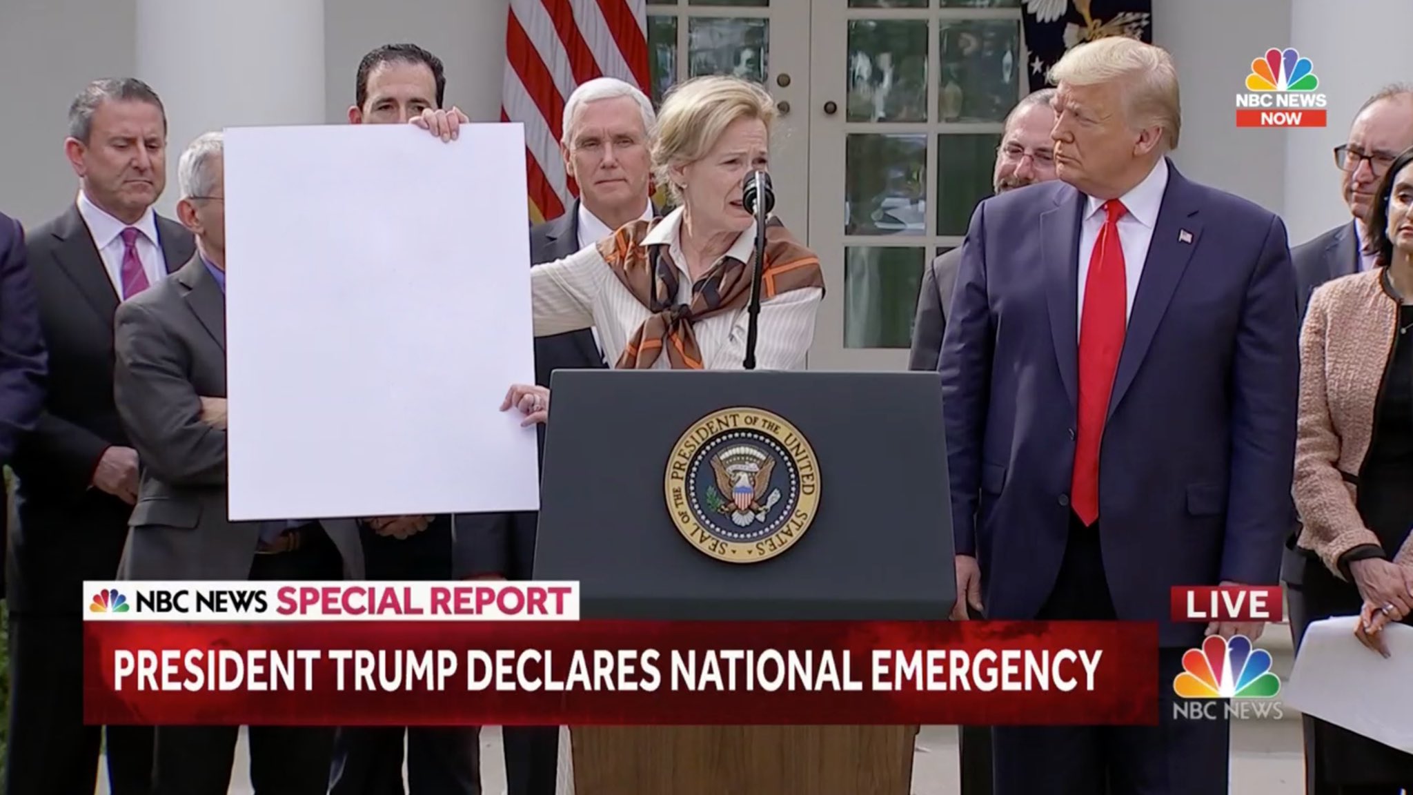 Trump National Emergency Blank Meme Template