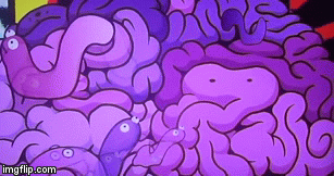 AND THE WORMS ATE INTO HIS BRAIN... | image tagged in gifs,waking up brain,trippy,weird,fun,worms | made w/ Imgflip video-to-gif maker