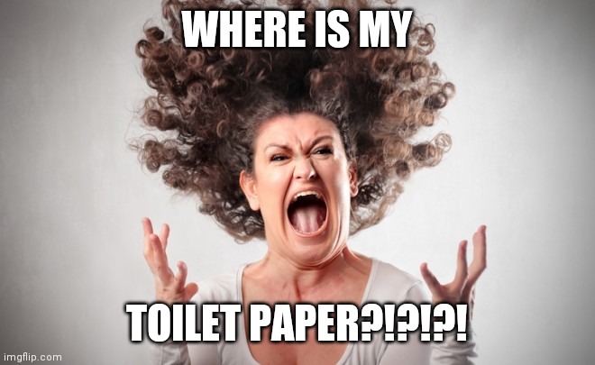 Freak out | WHERE IS MY; TOILET PAPER?!?!?! | image tagged in freak out | made w/ Imgflip meme maker