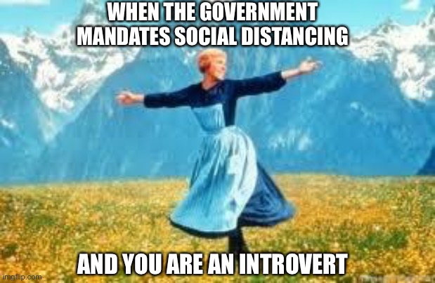 Look At All These | WHEN THE GOVERNMENT MANDATES SOCIAL DISTANCING; AND YOU ARE AN INTROVERT | image tagged in memes,look at all these | made w/ Imgflip meme maker