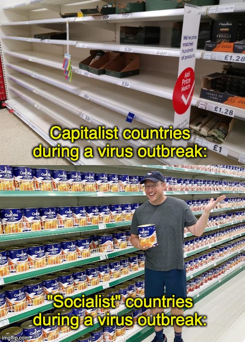 Capitalism is Unsustainable | Capitalist countries during a virus outbreak:; "Socialist" countries during a virus outbreak: | image tagged in coronavirus,cuba,socialism | made w/ Imgflip meme maker