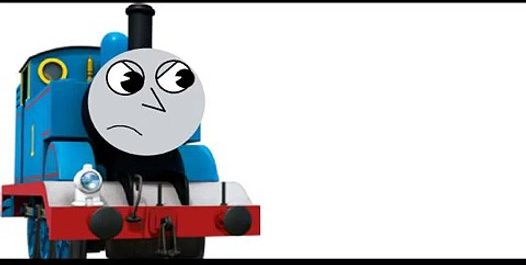 High Quality Thomas hates Blank Meme Template