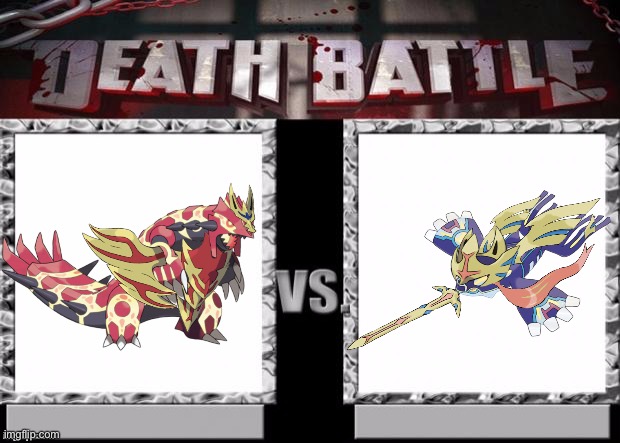 groumazenta vs kycian | image tagged in death battle template | made w/ Imgflip meme maker