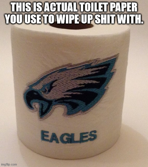 philadelphia eagles toilet paper