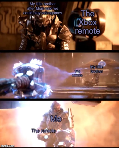 It had to be done, Mother. This heretic imperiled the KD ratio! | My little brother after Mom said we could play videogames; The Xbox remote; My little brother; The remote; Me; The remote | image tagged in memes,drake hotline bling,halo,arbiter,xbox | made w/ Imgflip meme maker