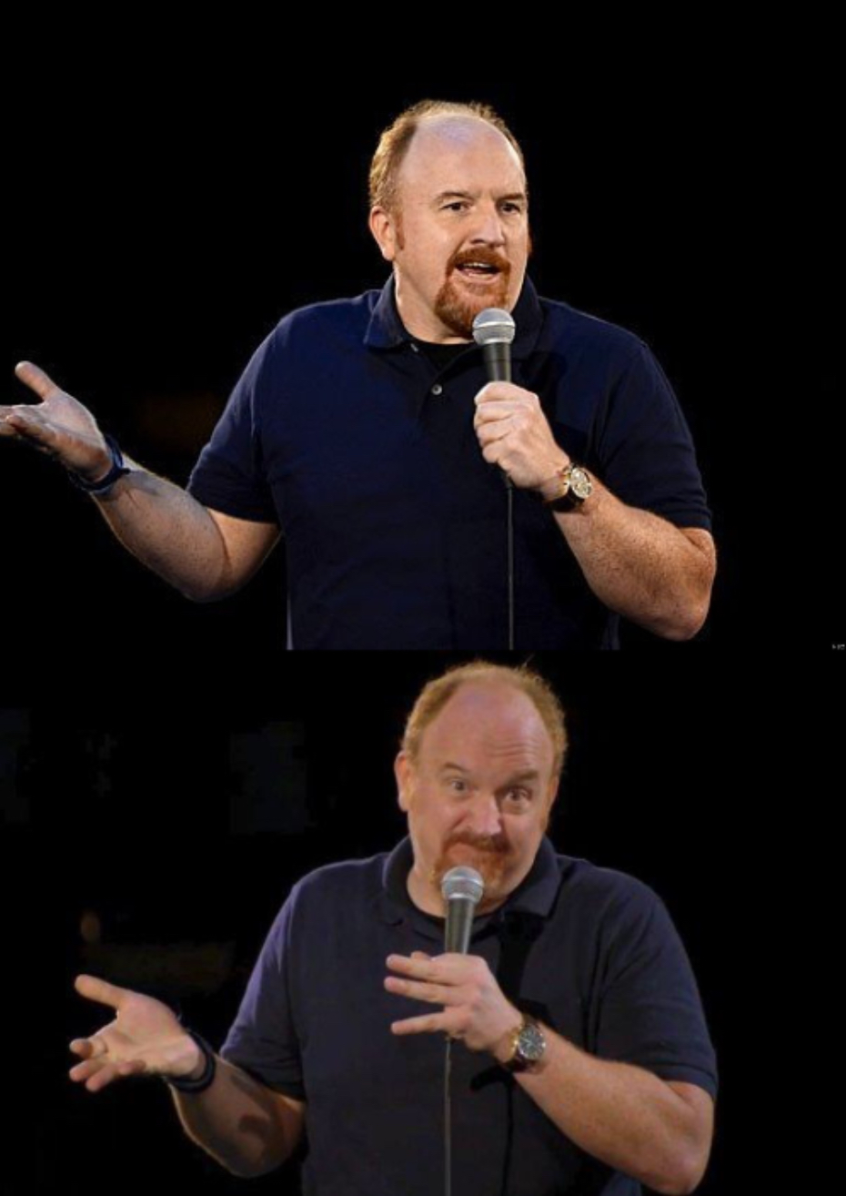 Bad pun Louis CK Blank Meme Template