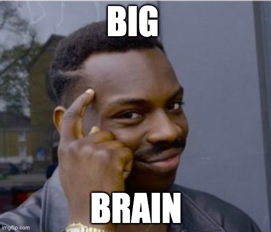 BIG; BRAIN | image tagged in gay | made w/ Imgflip meme maker