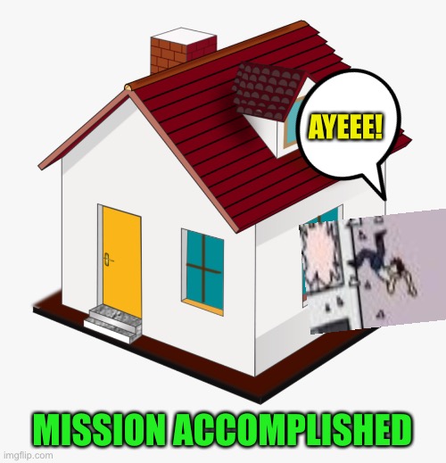 AYEEE! MISSION ACCOMPLISHED | made w/ Imgflip meme maker