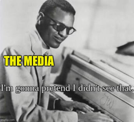 I’m gonna pretend I didn’t see that | THE MEDIA | image tagged in im gonna pretend i didnt see that | made w/ Imgflip meme maker