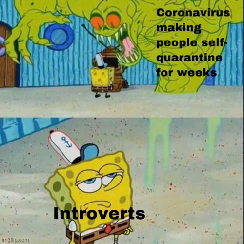 Spongebob Monster Meme | image tagged in coronavirus,spongebob | made w/ Imgflip meme maker