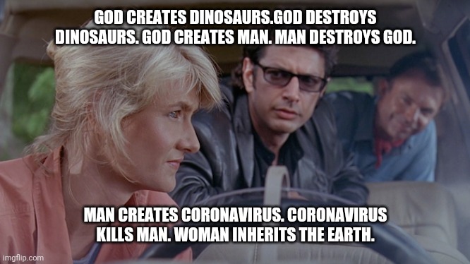 Jurassic Park Coronavirus Blank Meme Template