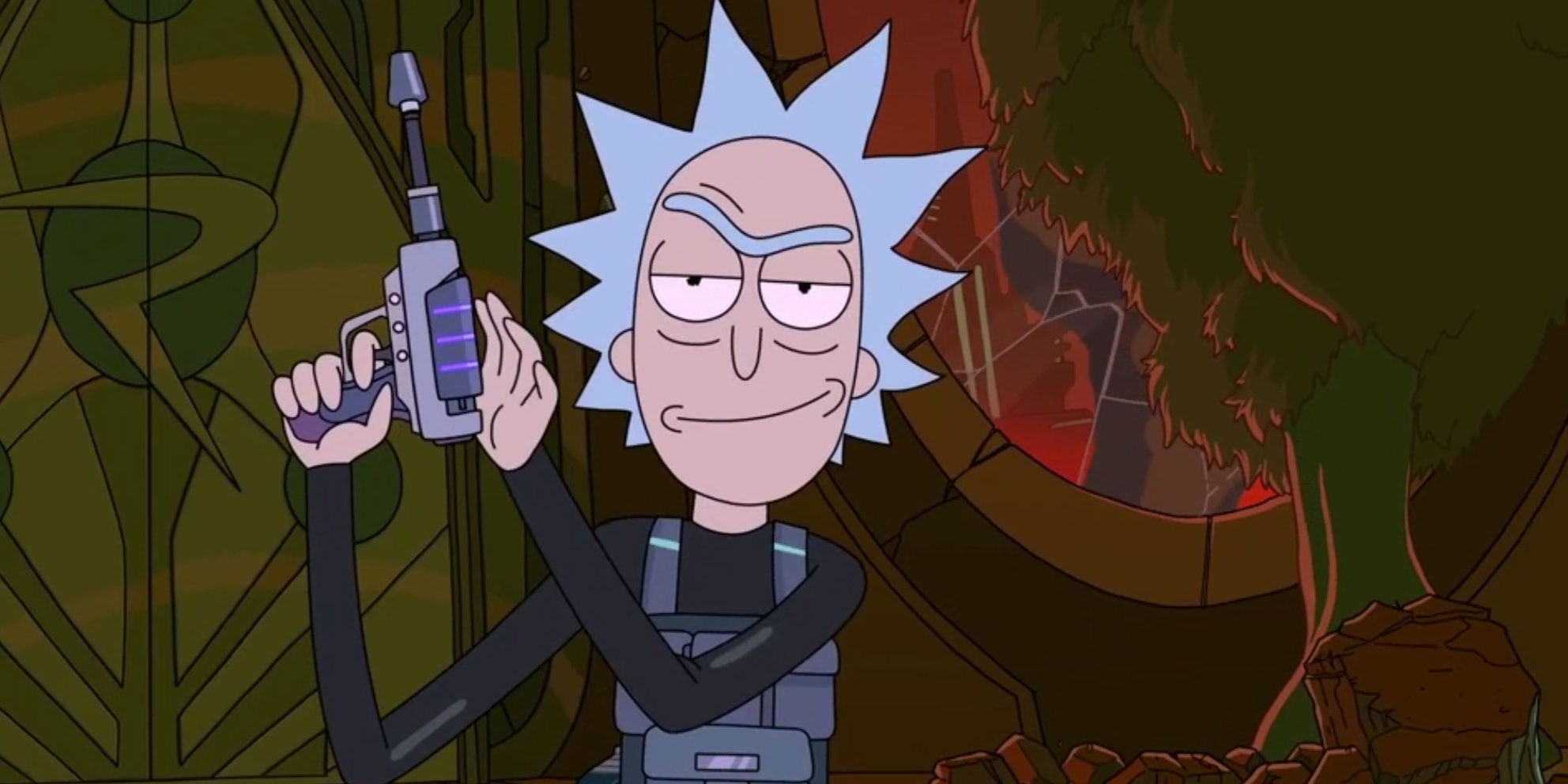 High Quality bad ass rick Blank Meme Template