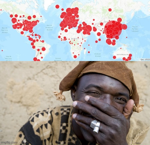 So, Africa Then? | image tagged in coronavirus | made w/ Imgflip meme maker