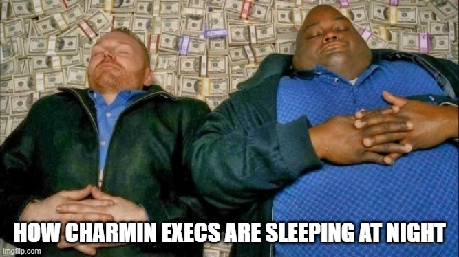  HOW CHARMIN EXECS ARE SLEEPING AT NIGHT | image tagged in breaking bad money bed,memes | made w/ Imgflip meme maker