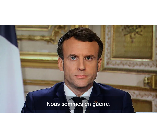 High Quality Macron guerre Blank Meme Template