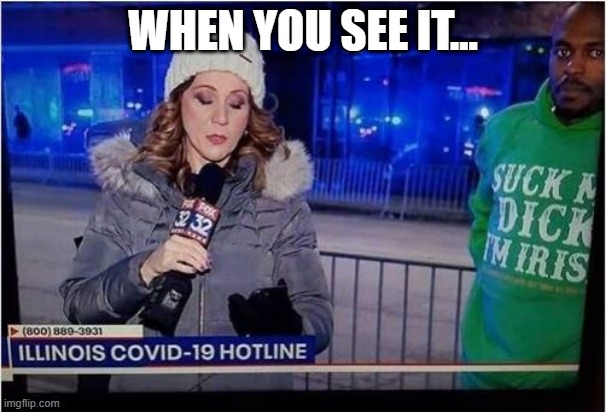 Everyone's Irish Today | WHEN YOU SEE IT... | image tagged in funny,st patrick's day | made w/ Imgflip meme maker