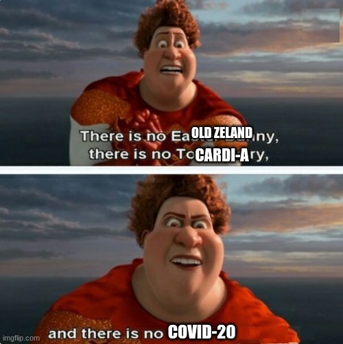 TIGHTEN MEGAMIND "THERE IS NO EASTER BUNNY" |  OLD ZELAND; CARDI-A; COVID-20 | image tagged in tighten megamind there is no easter bunny | made w/ Imgflip meme maker