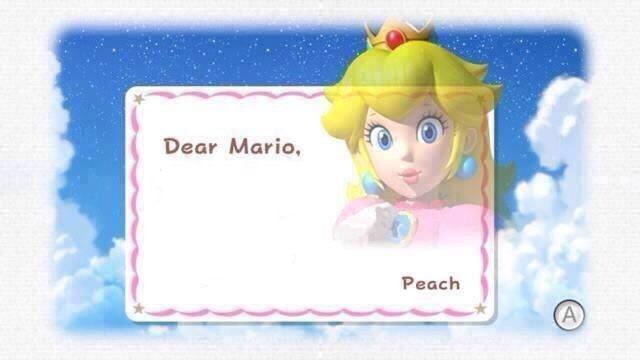 Dear Mario Blank Meme Template