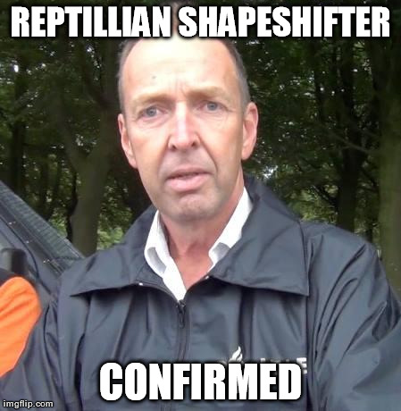 REPTILLIAN SHAPESHIFTER CONFIRMED | made w/ Imgflip meme maker