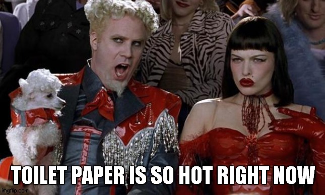 toilet paper is so hot | TOILET PAPER IS SO HOT RIGHT NOW | image tagged in toilet paper,so hot right now | made w/ Imgflip meme maker