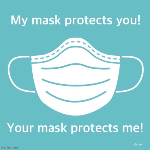 image tagged in my mask protects you | made w/ Imgflip meme maker