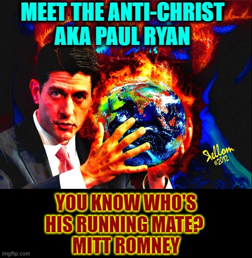 Trump did what he couldn't do. So jealous he stopped the border wall | MEET THE ANTI-CHRIST   AKA PAUL RYAN; YOU KNOW WHO'S HIS RUNNING MATE?       MITT ROMNEY | image tagged in vince vance,mitt romney,paul ryan,antichrist,2012,rino | made w/ Imgflip meme maker