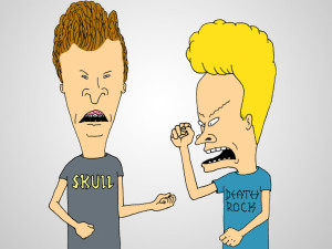 High Quality angry bevis and butthead Blank Meme Template
