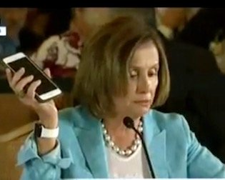 Pelosi Phone Blank Meme Template