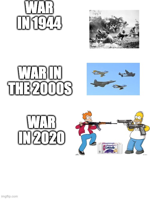 Evolution of war - Imgflip