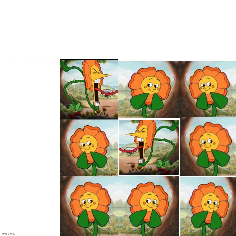 High Quality Flower Blank Meme Template