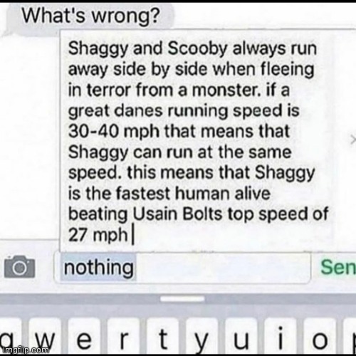 Go Shaggy Go! Will also be in fun. | image tagged in scooby doo shaggy | made w/ Imgflip meme maker