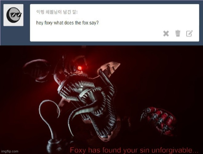 Yeah, this is BIG BRAIN TIME | image tagged in foxy has found your sin unforgivable,yeah this is big brain time,foxy,foxy fnaf 4,fnaf | made w/ Imgflip meme maker
