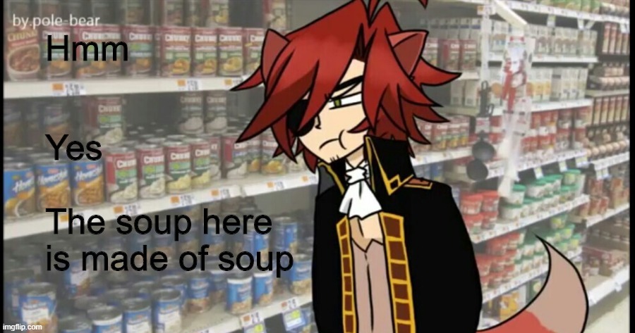 Hmm Yes The soup here is made of soup | image tagged in hmm yes the soup here is made of soup | made w/ Imgflip meme maker