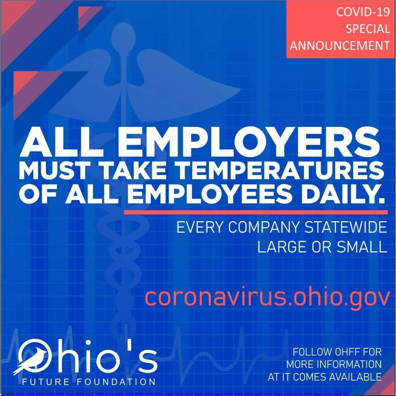 Ohio COVID Employers Blank Meme Template