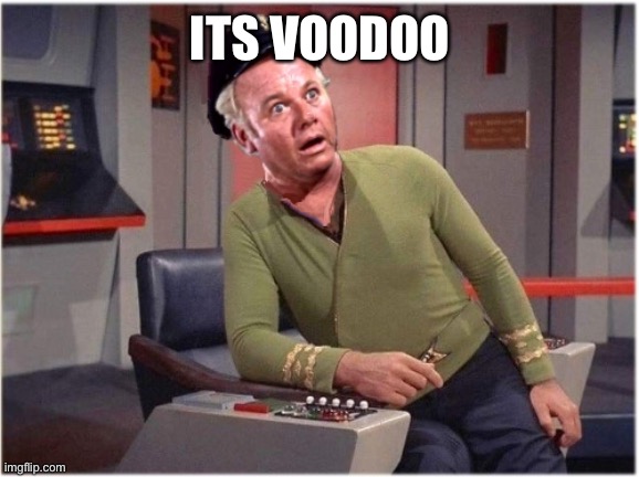 Capt Skipper Jonas Grumby | ITS VOODOO | image tagged in capt skipper jonas grumby | made w/ Imgflip meme maker