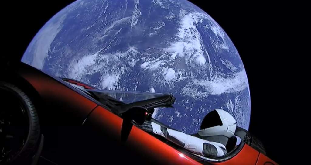 High Quality Tesla Spaceman Blank Meme Template