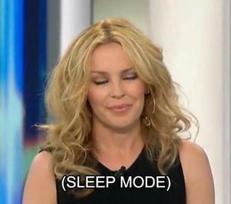 Kylie sleep mode Blank Meme Template