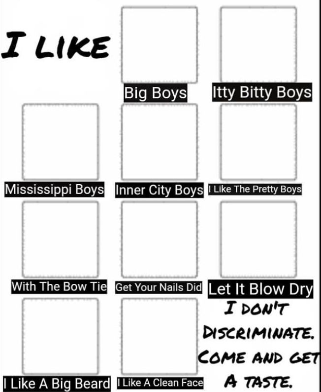 I Like Big Boys Lizzo Meme Blank Template - Imgflip